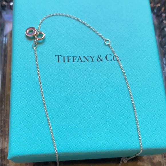 Tiffany & Co double interlocking drop pendant - Picture 5 of 6